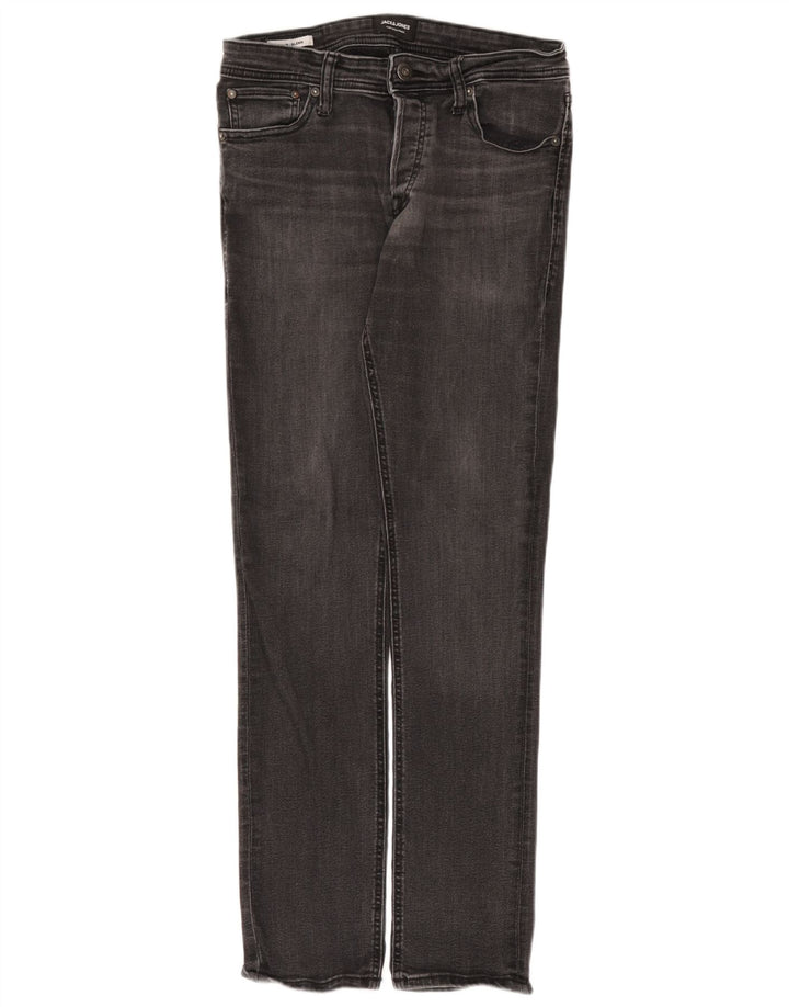 Jack & Jones Herre GLENN Slim Jeans W32 L32 Grå Bomuld