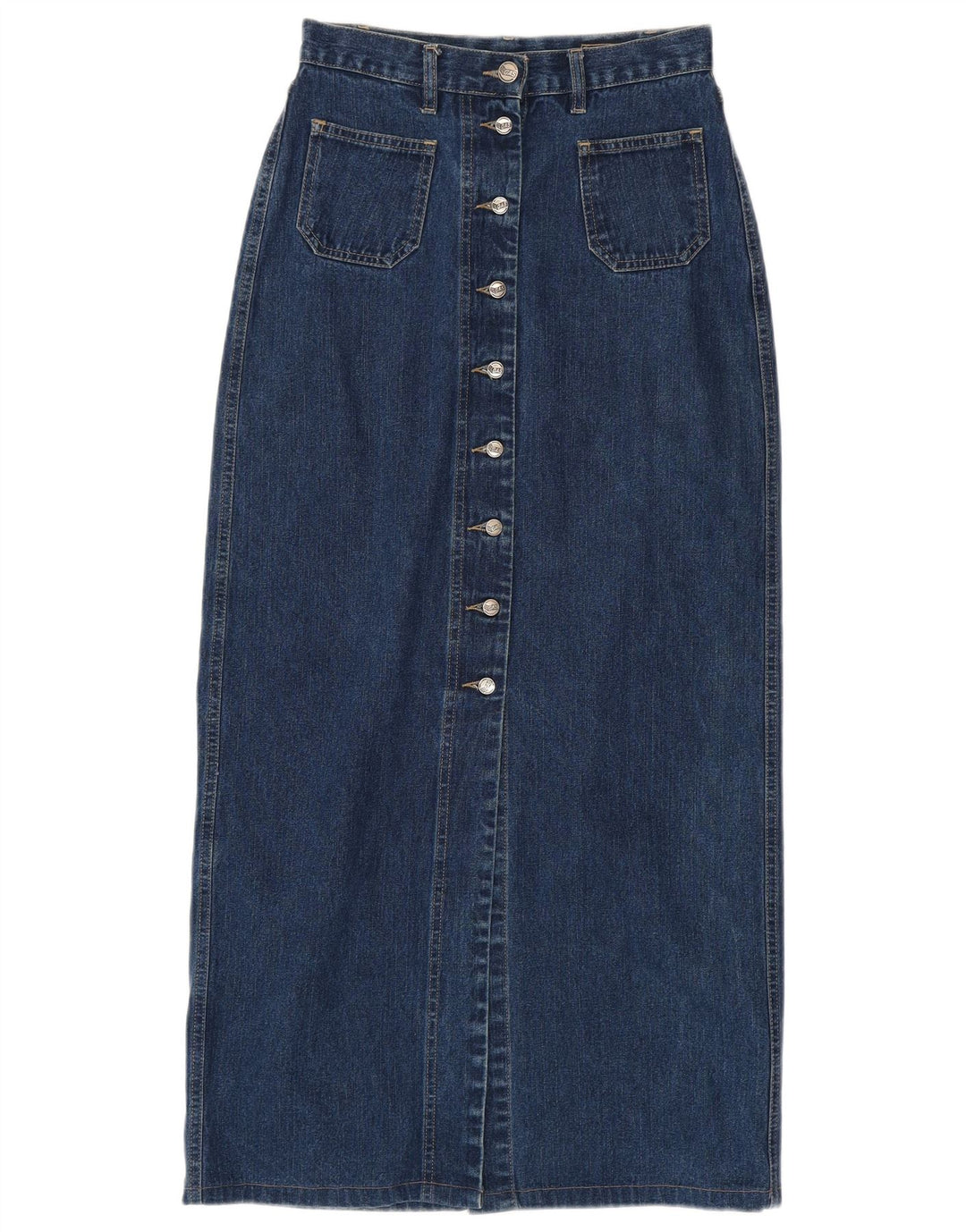 GAS Dame Denim Nederdel W28 Medium Blue Bomuld