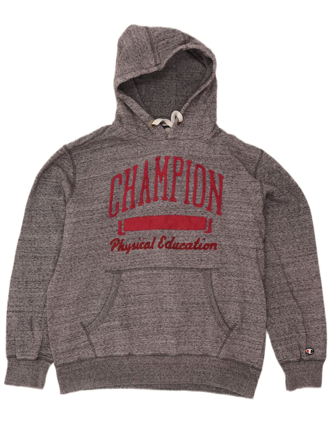 Champion Herre hættetrøje Jumper Large Grå Flecked Bomuld