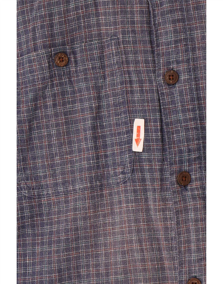 Patagonia Kortærmet Herreskjorte Medium Blue Check