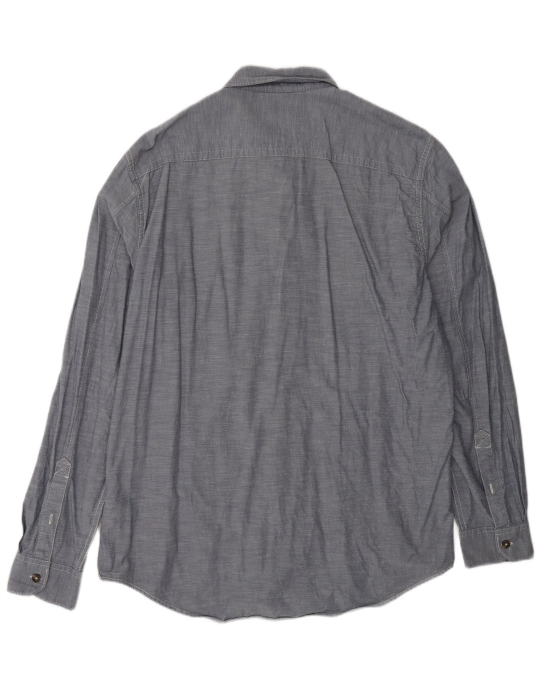 TIMBERLAND Herre Slim Fit skjorte XL Grå bomuld