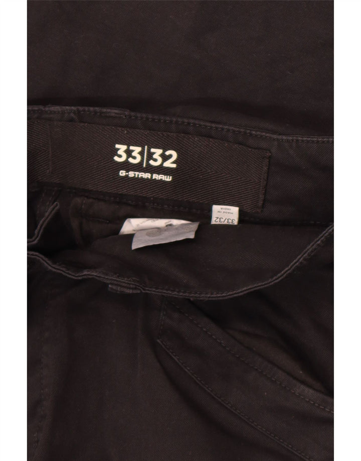 G-Star Herre Slim Cargo Bukser W33 L32 Sort Bomuld