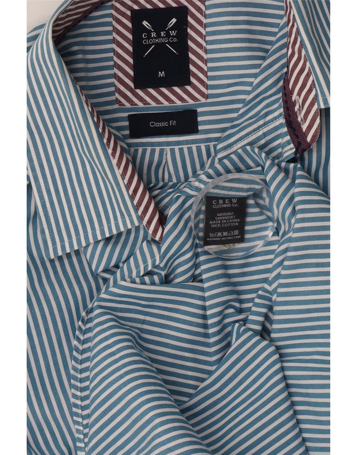 Crew Clothing Herre Classic Fit skjorte Medium Blue Pinstripe Bomuld