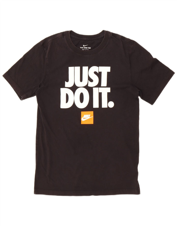 Nike grafisk T-shirt top til mænd, lille sort
