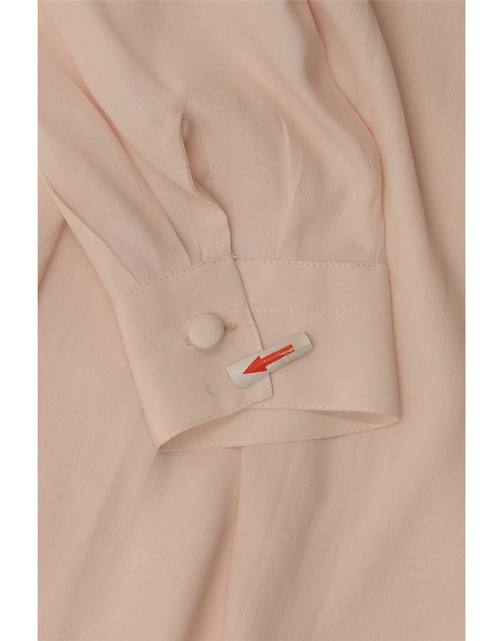 Vintage dameskjorte bluse IT 42 Medium Pink Acetate