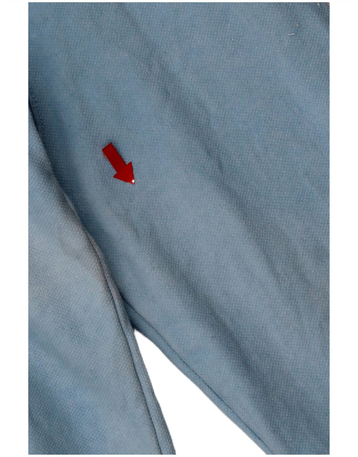 Besætningsbeklædning Herre Zip Neck Sweatshirt Jumper Medium Blå Bomuld