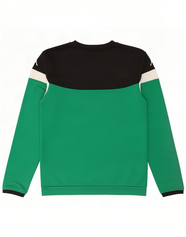 Kappa Herre Basketball Ireland Sweatshirt Jumper Medium Grøn Colourblock