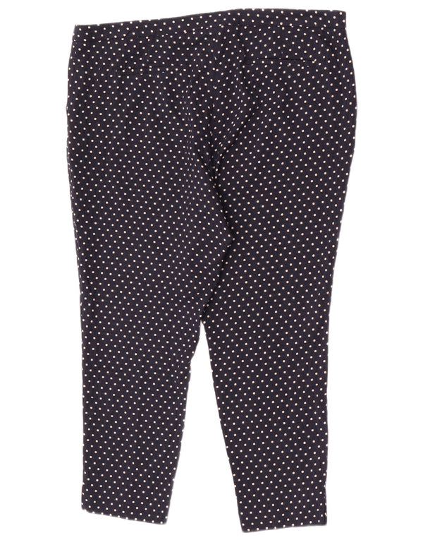 Marks & Spencer Chinobukser til kvinder UK 20 2XL W40 L26 Marineblå plettet