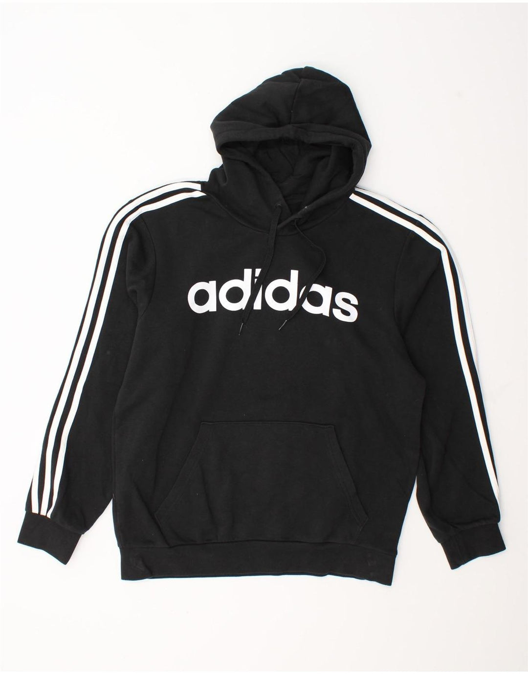 Adidas Grafisk hættetrøje til mænd mellem sort bomuld