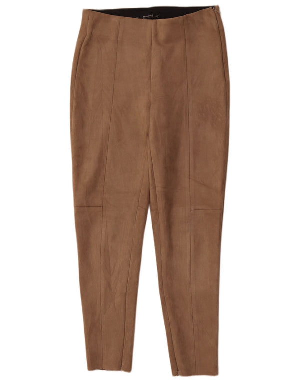 Zara Dame Skinny Bukser Medium W28 L28 Brun