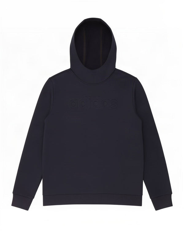 Adidas drenge Climawarm grafisk hættetrøje trøje 13-14 år marineblå polyester