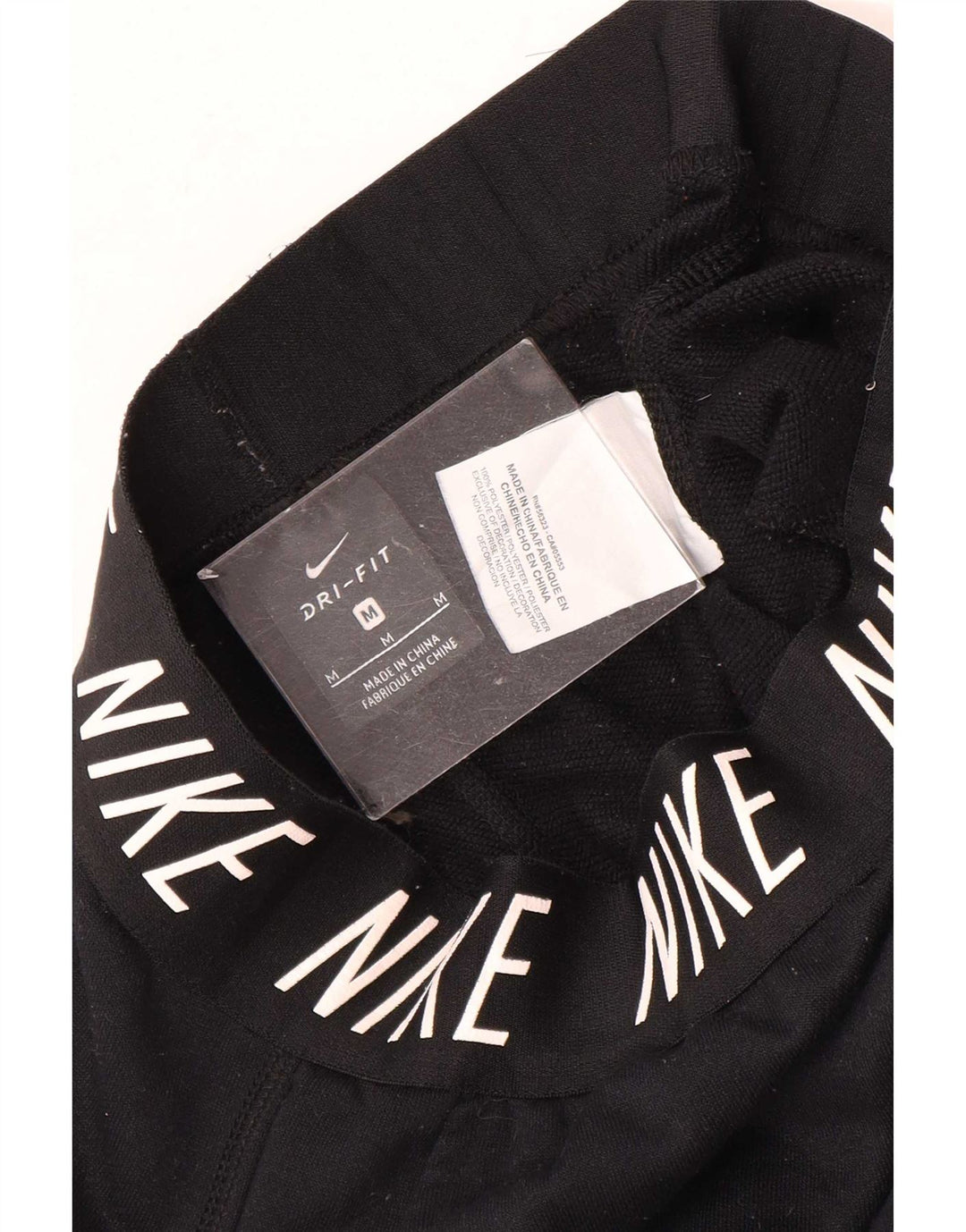 Nike Grafisk træningsdragtbukser til kvinder Joggers UK 12 Medium Black Polyester