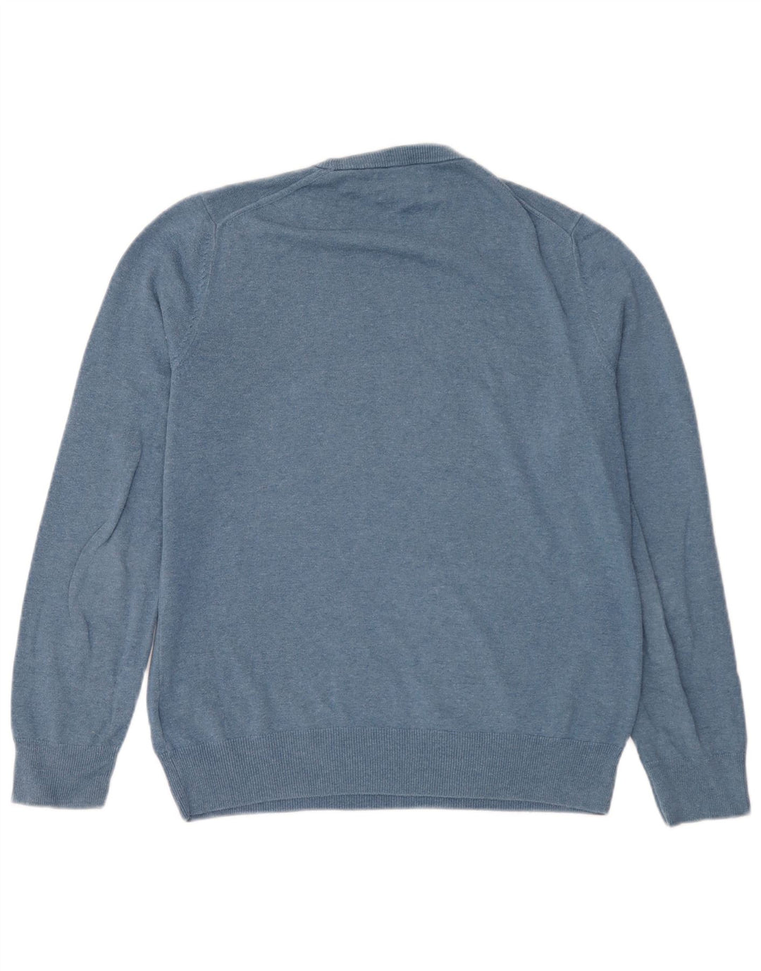 Marks & Spencer Herre sweater med rund hals, mellemblå bomuld