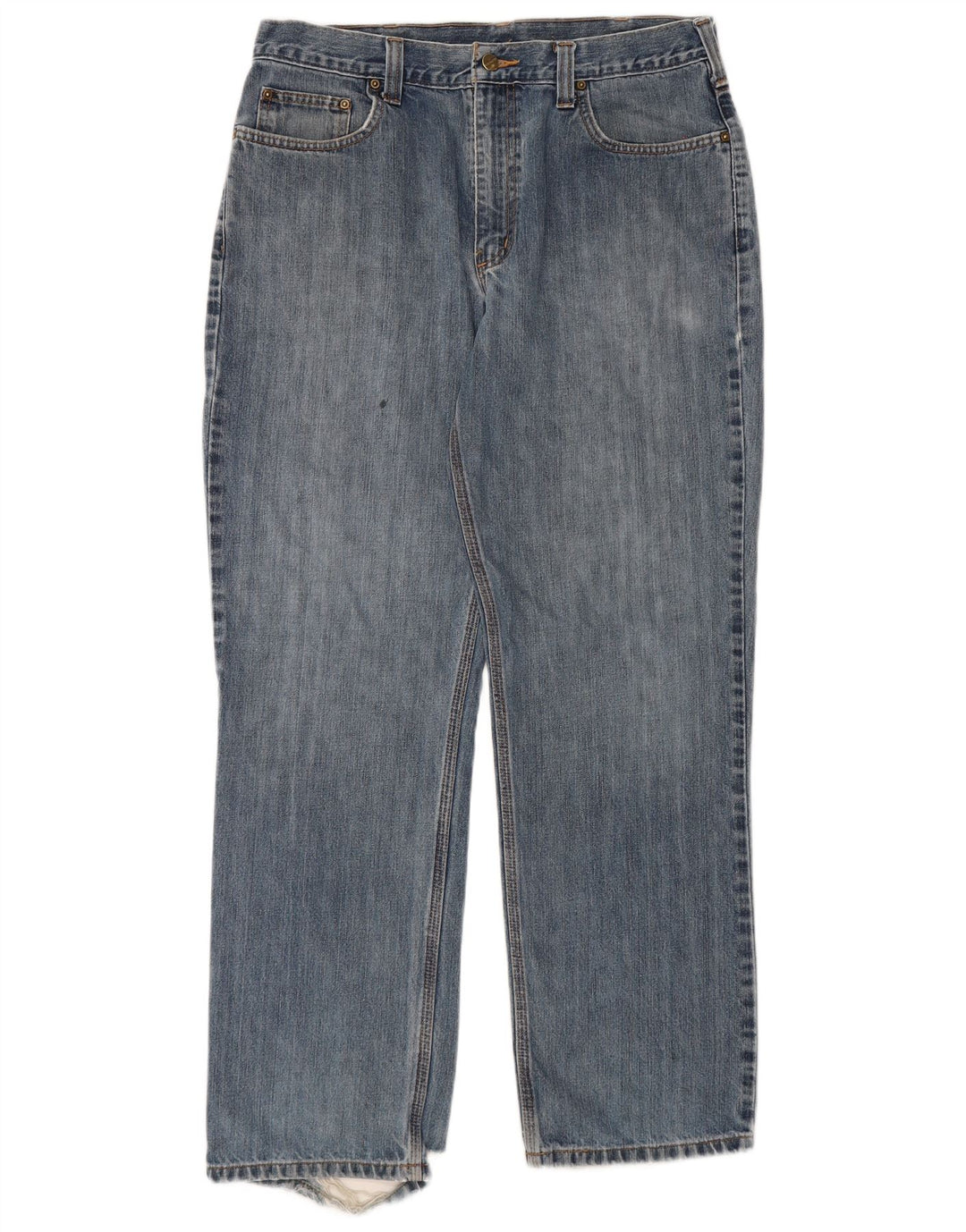 Carhartt Straight Jeans til mænd W36 L32 blå bomuld