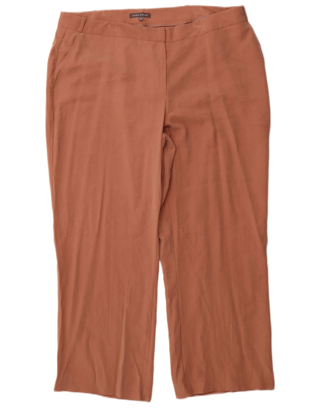 LAURA ASHLEY Lige Chinobukser til kvinder UK 18 XL W38 L27 Pink