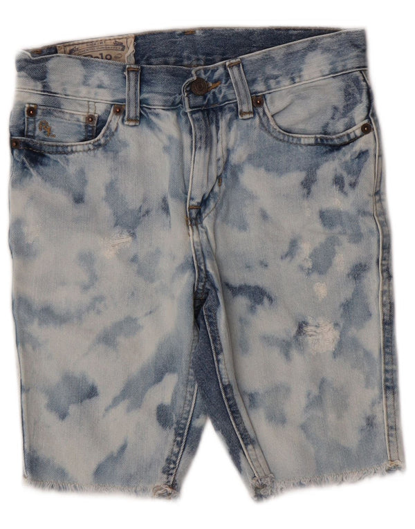 Polo Ralph Lauren drenge Acid Wash denimshorts 9-10 år W25 Blå