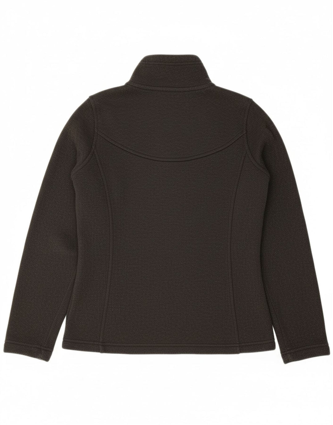 THE NORTH FACE Womens Zip Neck Sweatshirt Jumper UK 6 XS Grey Polyester