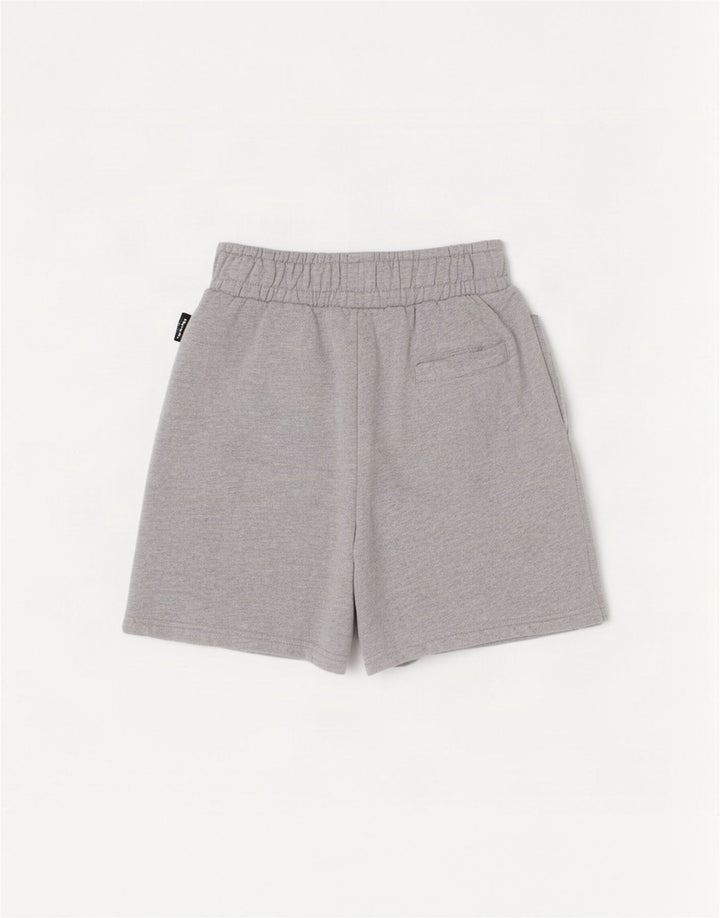 Bænk drenge grafiske sportsshorts 9-10 år grå bomuld