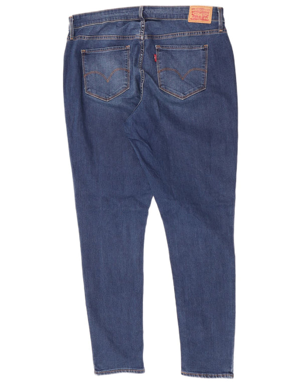 Levi's Dame 310 Super Skinny Jeans US 18 2XL W36 L30 Blå Bomuld