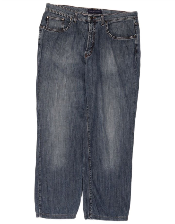 Trussardi Straight Jeans til mænd W38 L30 Blå