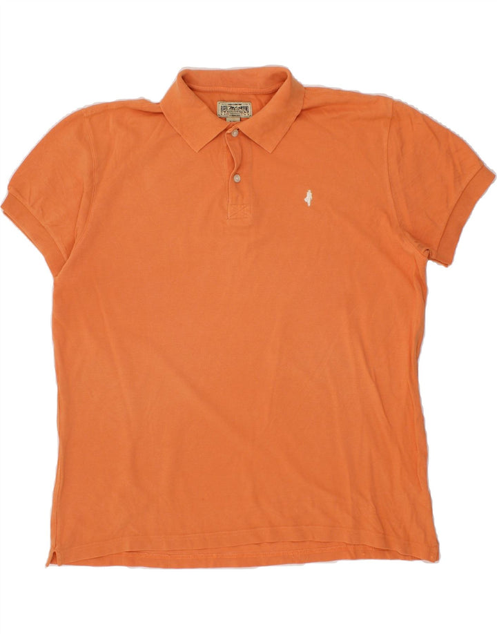 MARLBORO CLASSICS Mens Polo Shirt XL Orange Cotton Vintage Marlboro Classics and Second-Hand Marlboro Classics from Messina Hembry 