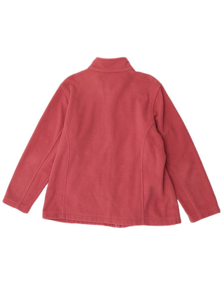 Marks & Spencer Dame Fleecejakke UK 18 XL Pink Polyester