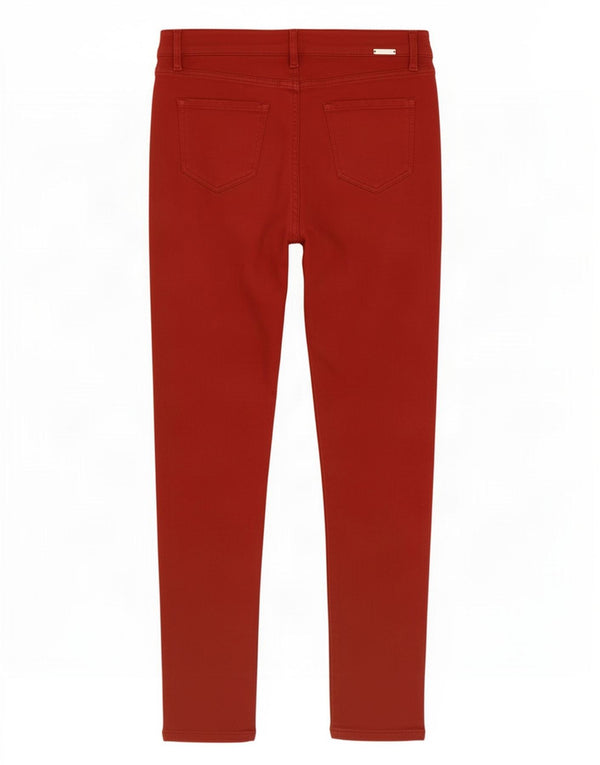 Massimo Dutti Dame Skinny Jeans EU 38 Small W28 L27 Rød Bomuld