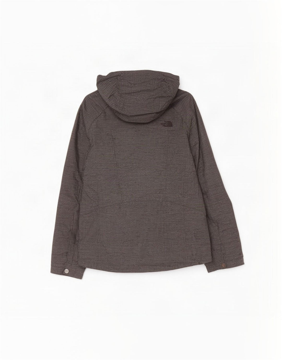 The North Face Regnjakke med hætte til kvinder UK 14 Medium Grå Nylon