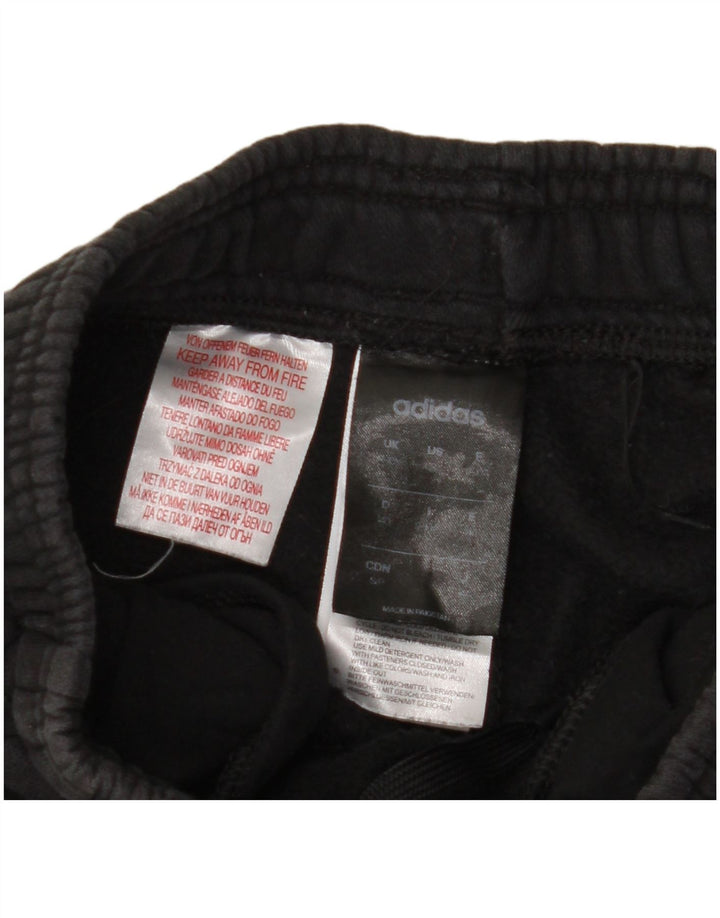 ADIDAS Træningsdragt til drenge Bukser Joggers 9-10 år Sort bomuld
