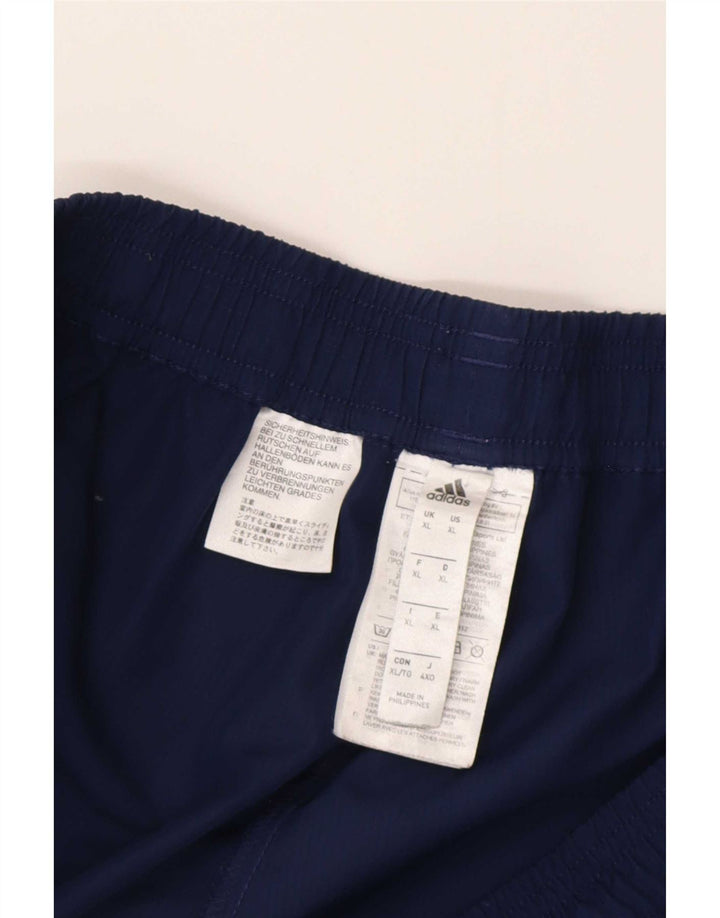 Adidas Herre Climalite træningsdragt bukser XL marineblå polyester