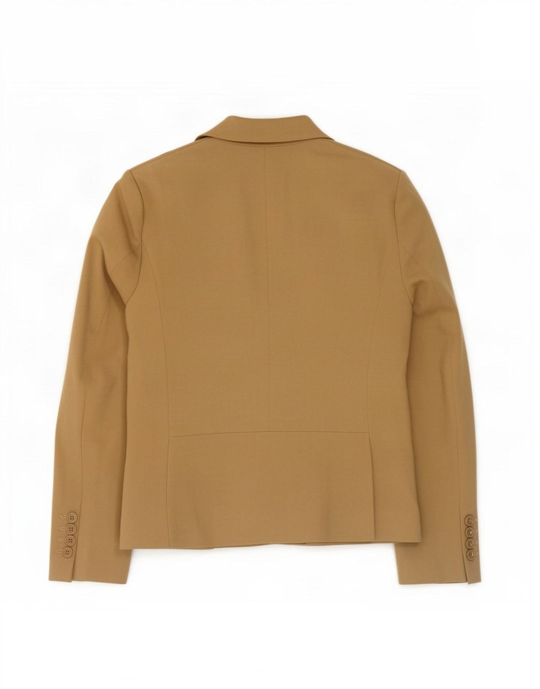 Marks & Spencer Dame 2-knaps blazerjakke UK 12 Medium Beige Polyester