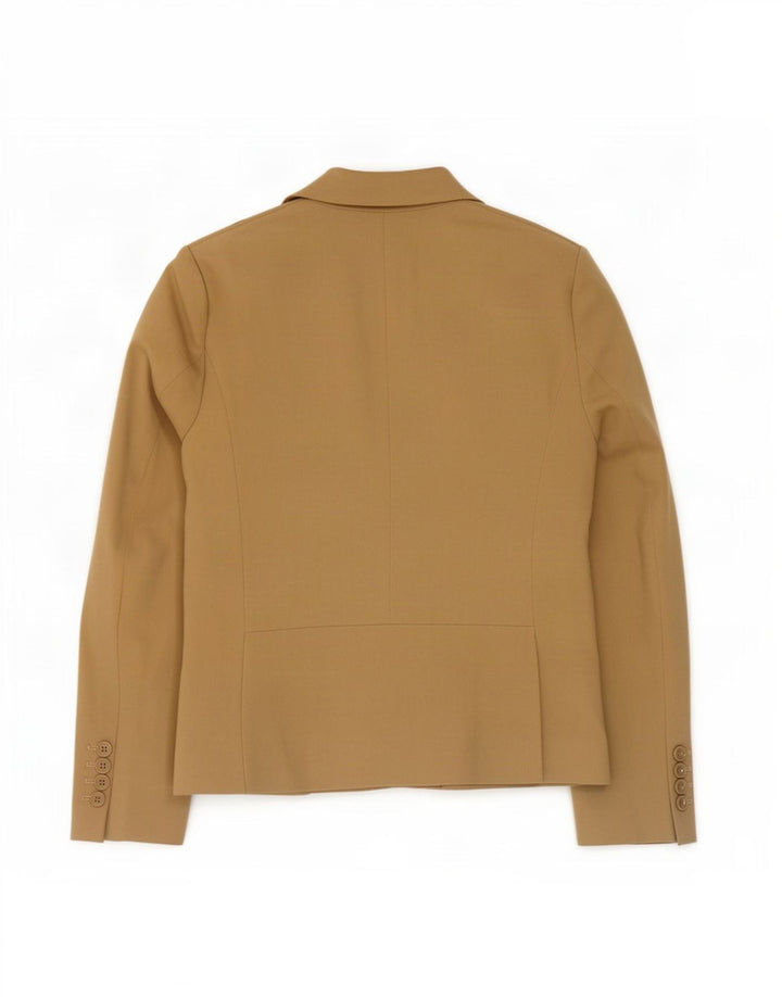 Marks & Spencer Dame 2-knaps blazerjakke UK 12 Medium Beige Polyester