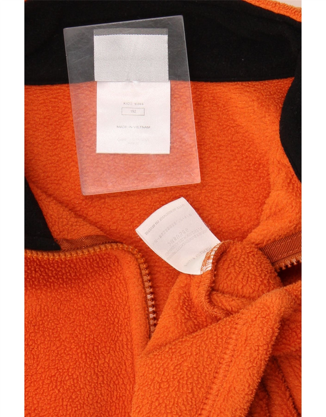 JACK WOLFSKIN Girls Graphic Fleece Jacket 11-12 Years Orange Polyester Vintage Jack Wolfskin and Second-Hand Jack Wolfskin from Messina Hembry 