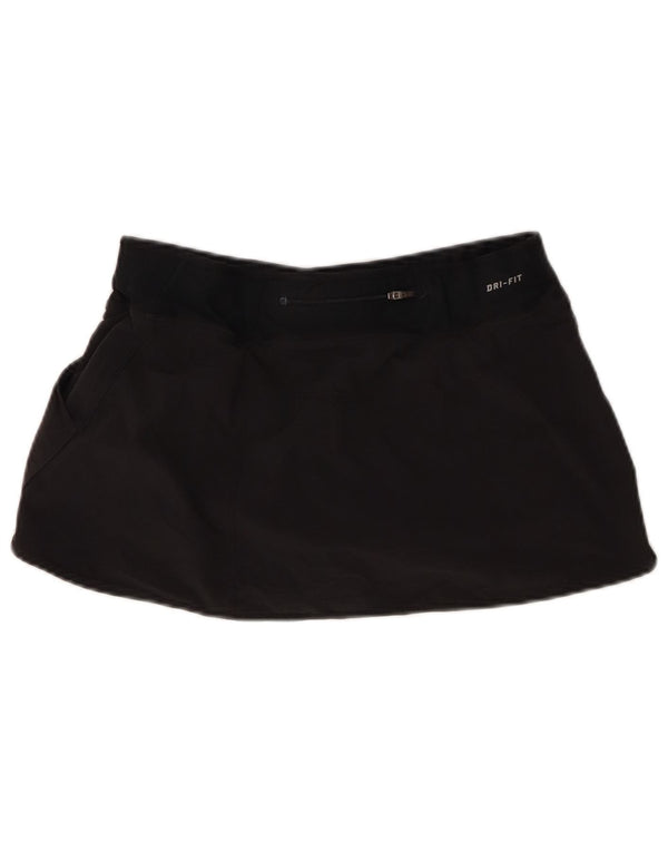 Nike Womens Dri Fit Skort UK 14 Medium Black Polyester
