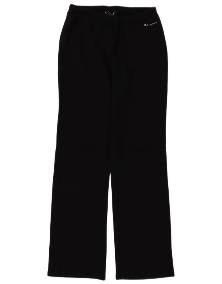 Champion Womens træningsdragt Bukser UK 12 Medium Sort Bomuld