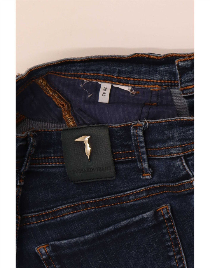 Trussardi Dame Slim Jeans W28 L28 Blå