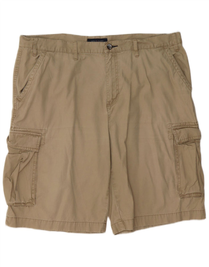 TOMMY HILFIGER Herre Cargo Shorts W40 XL Beige Bomuld