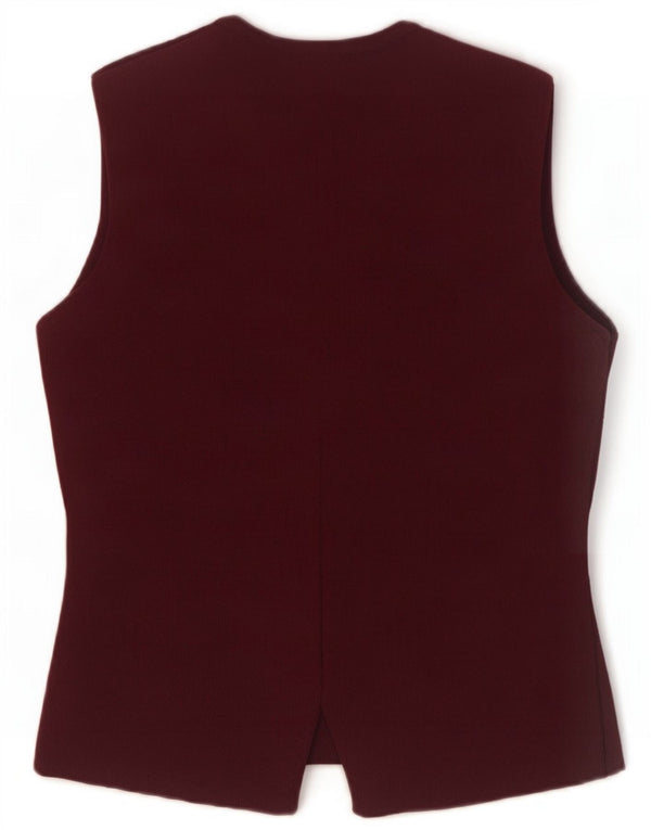 Zara Damestrik vest UK 8 Small Burgundy