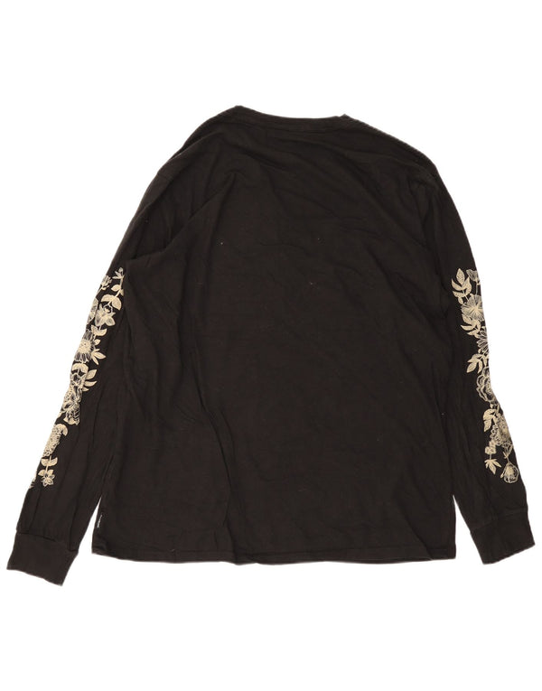 Billabong Herre Core Fit Slim Fit Grafisk Top Langærmet 2XL Sort Bomuld