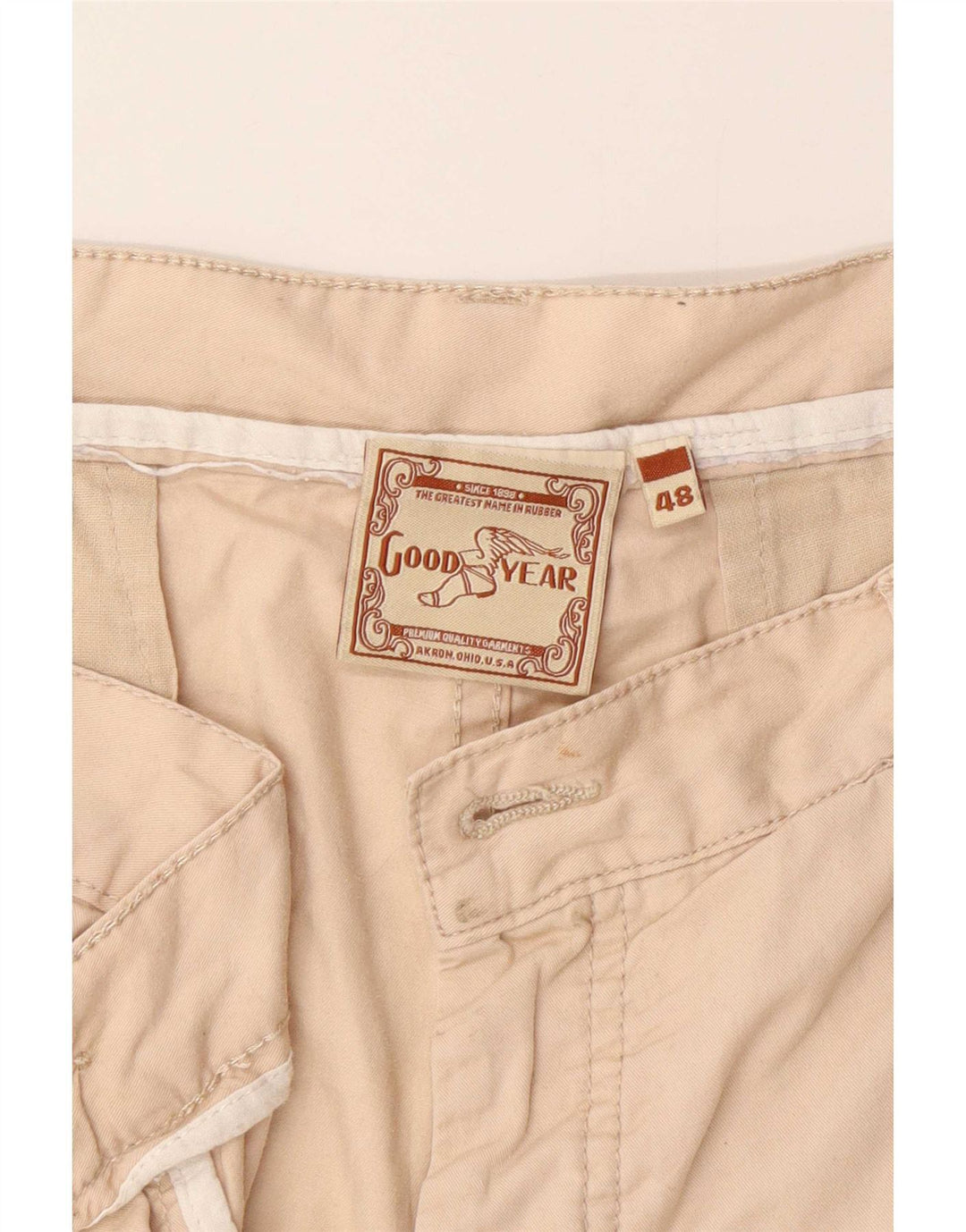 Good Year Herre Cargo Shorts IT 48 Medium W34 Beige