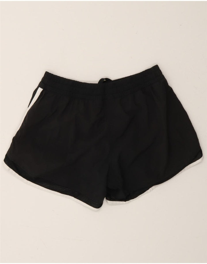 REEBOK Womens Sport Shorts UK 4/6 XS  Black Polyester Vintage Reebok and Second-Hand Reebok from Messina Hembry 
