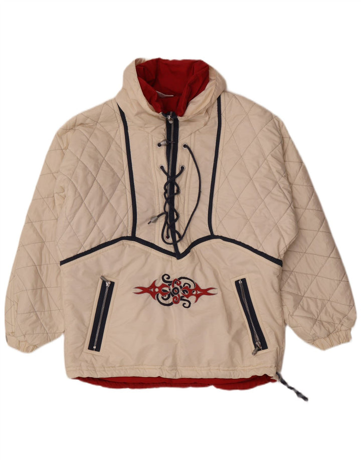 Killtec Herre Anorak Jacket UK 42 XL Hvid Polyester
