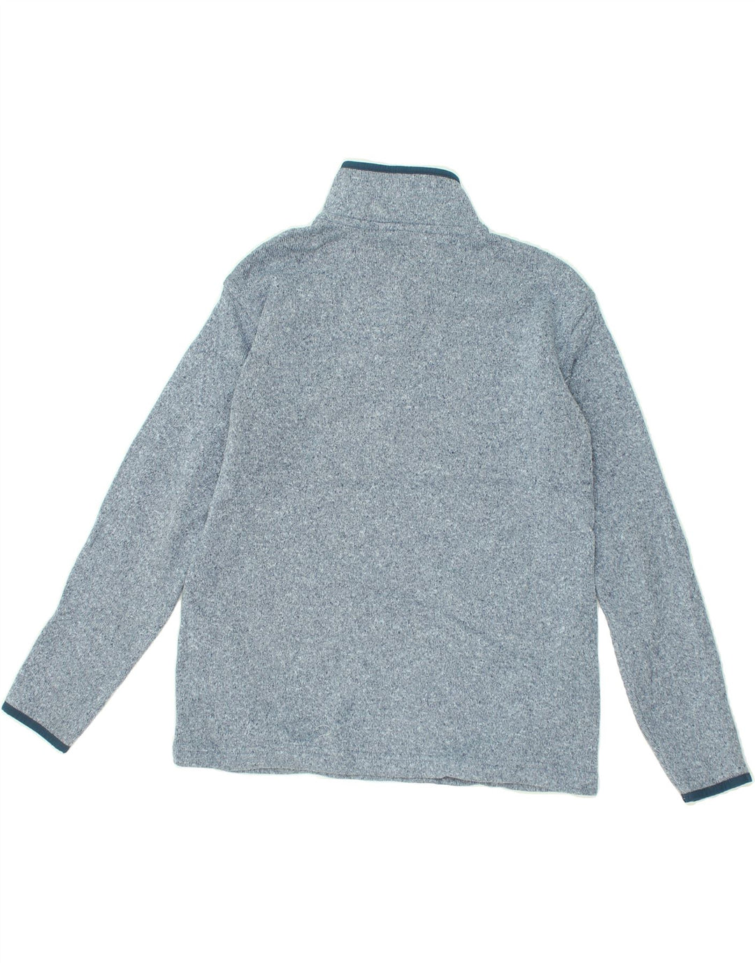 EDDIE BAUER Womens Button Neck Jumper Sweater Small Blue Polyester | Vintage Eddie Bauer | Thrift | Second-Hand Eddie Bauer | Used Clothing | Messina Hembry 