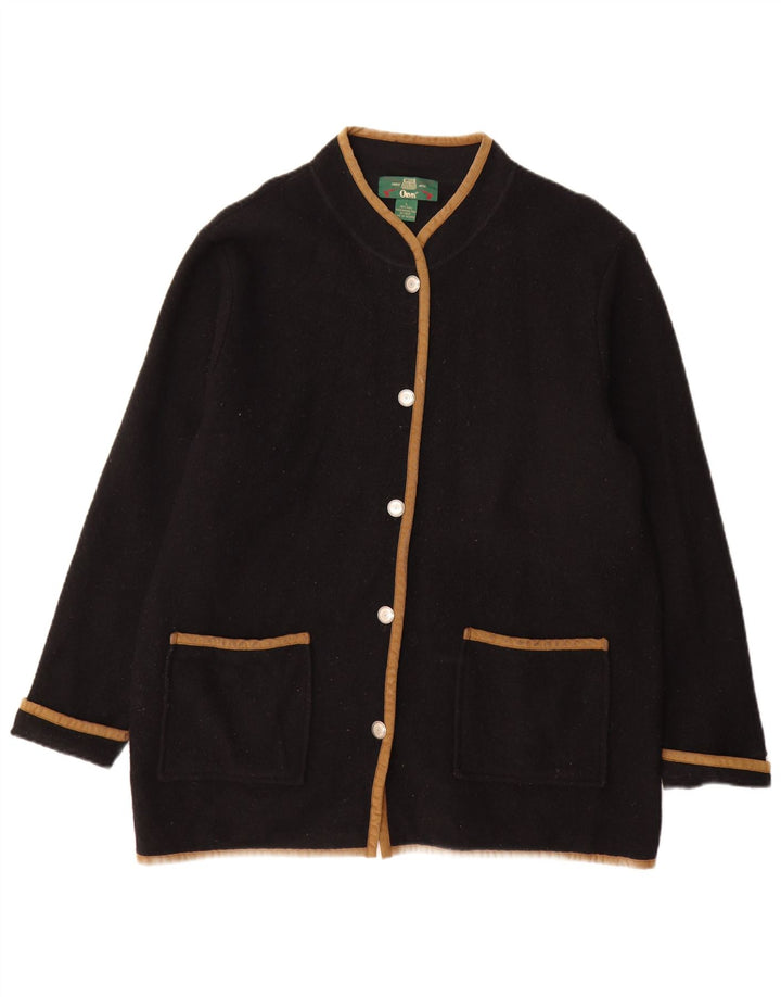 Orvis Dame Overfrakke UK 16 Stor Sort Uld