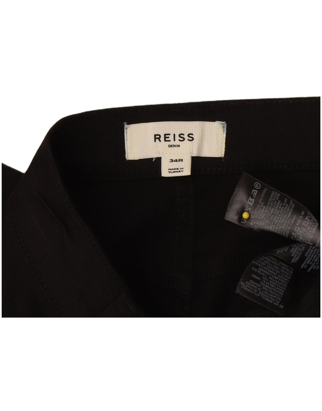 Reiss Herre Tapered Jeans W34 L30 Sort Bomuld