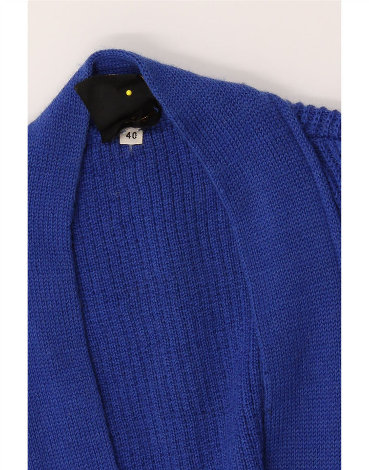 TRUSSARDI Womens Cardigan Sweater IT 40 Small Blue Vintage Trussardi and Second-Hand Trussardi from Messina Hembry 