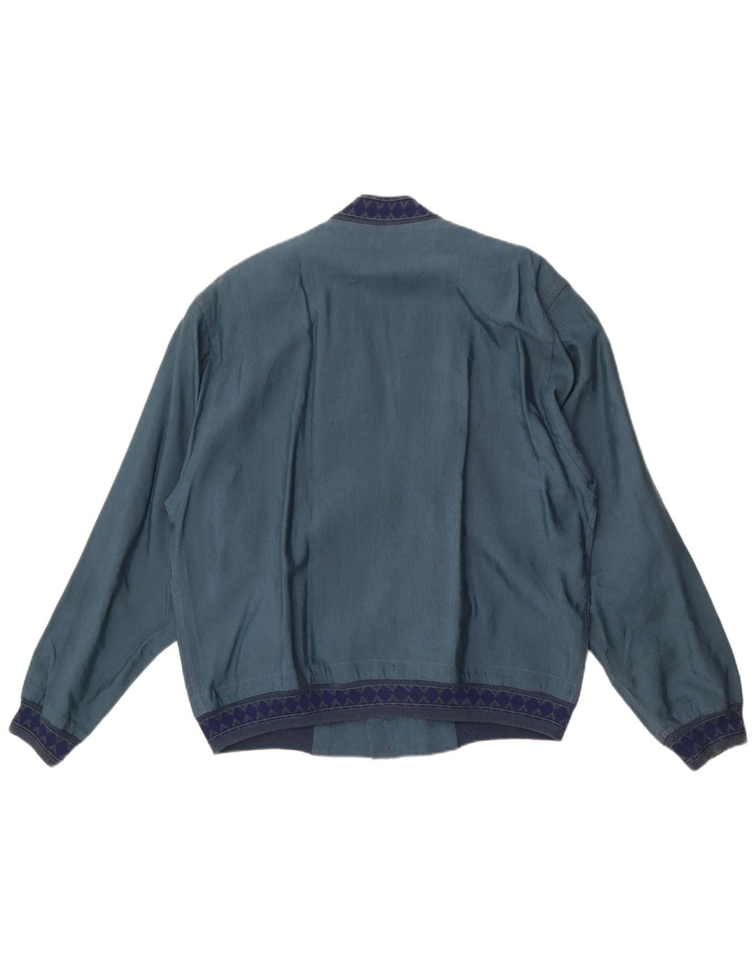 Bignami Bomberjakke til mænd IT 48 Medium Blue Linen
