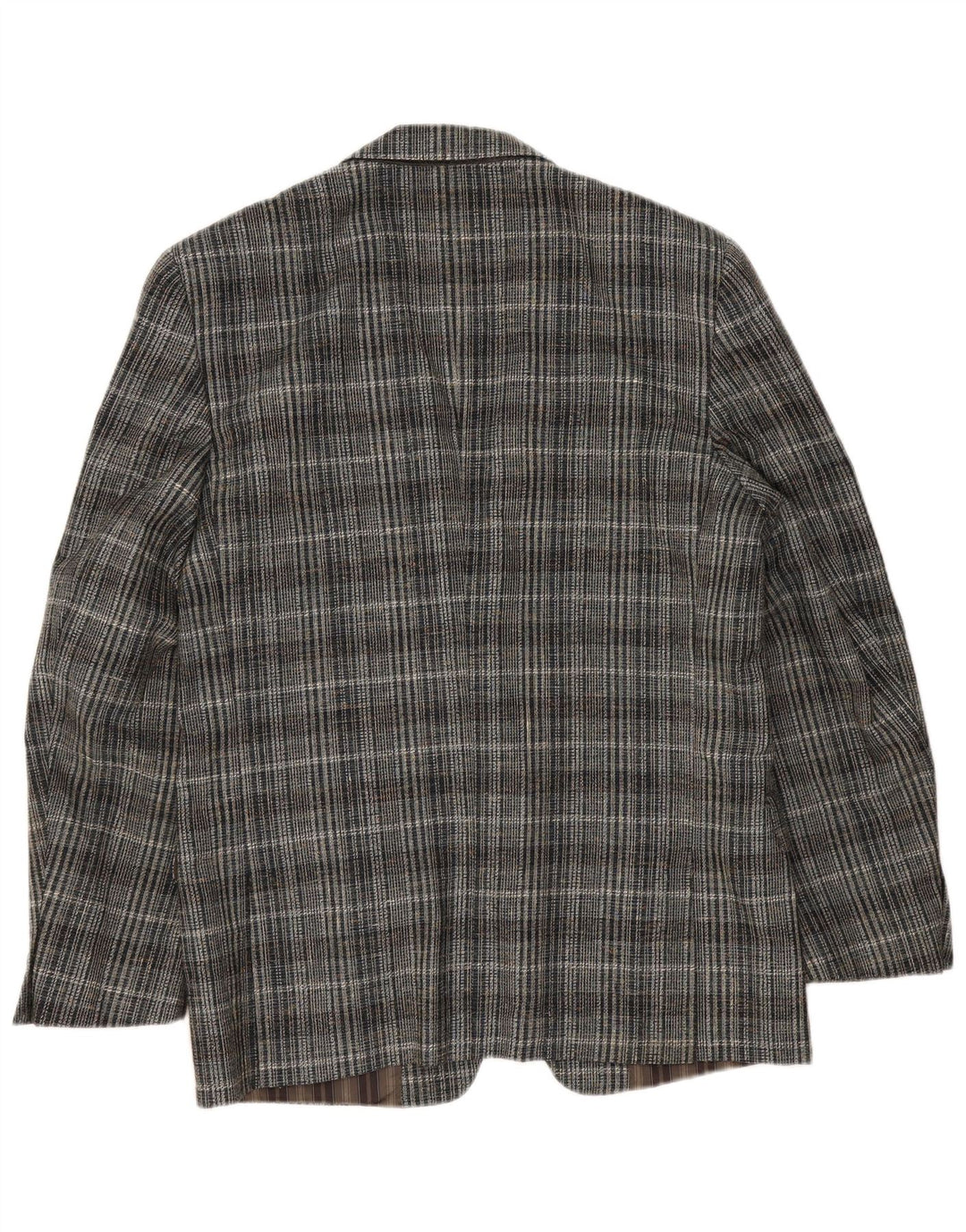 Vintage herre 2-knaps blazerjakke UK 38 Medium Grey Check