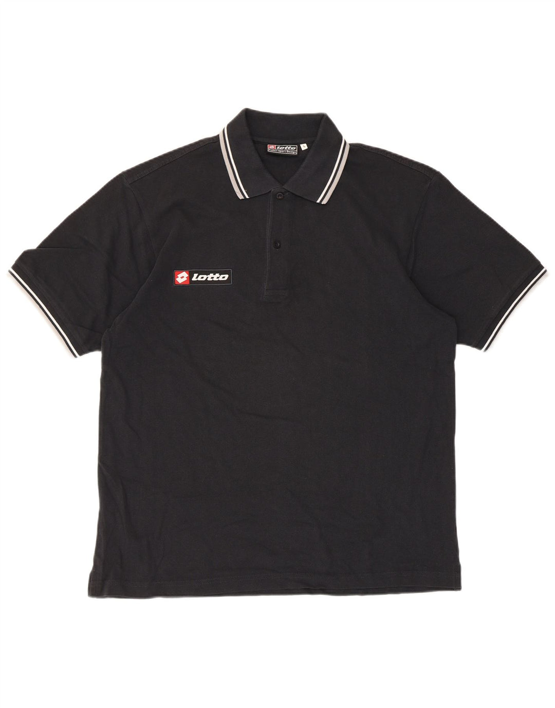 Lotto Herre Polo Shirt Large Sort
