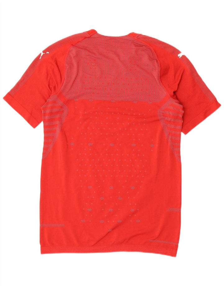 Puma Herre Grafisk T-Shirt Top Stor Rød Stribet